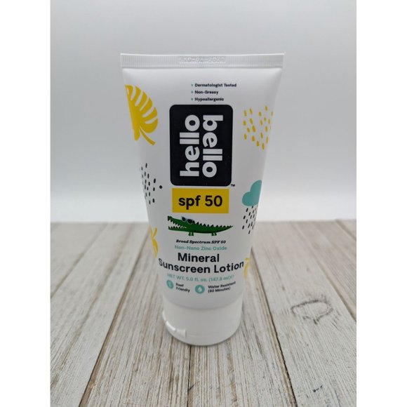 Hello Bello Mineral SPF 50 Sunscreen Lotion 5 oz ea Exp 04/2025 - Picture 1 of 6